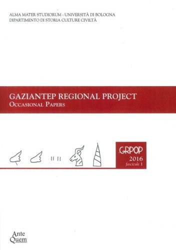 Gaziantep regional project. Occasional papers. Report on the 2011 and 2012 excavations in area F GRPOP