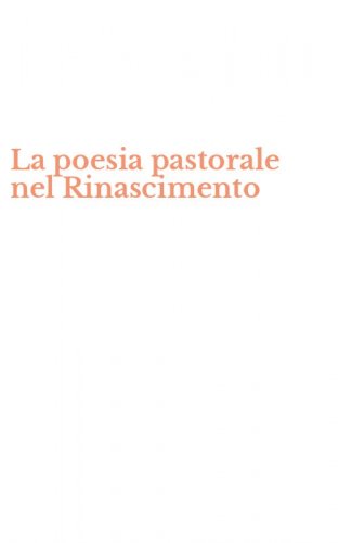 La poesia pastorale nel Rinascimento