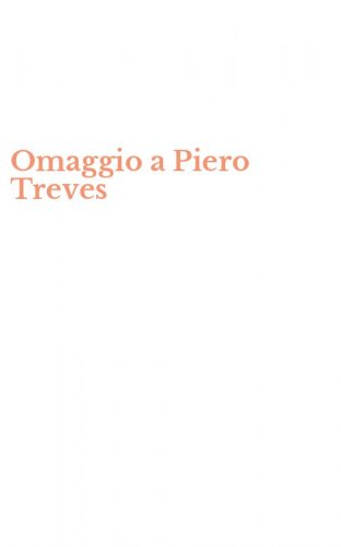 Omaggio a Piero Treves