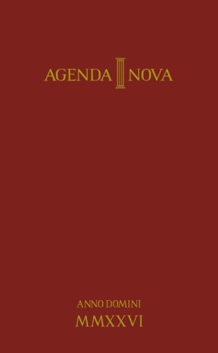 Agenda nova 2026. Anno domini MMXXVI
