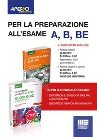La patente di guida A, B, BE . Kit manuale + quiz