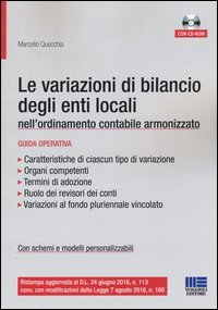 Le variazioni di bilancio degli enti locali nell'ordinamento contabile armonizzato