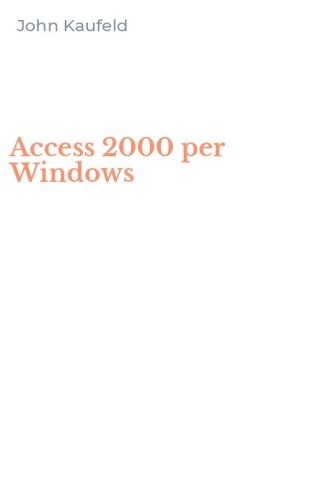 Access 2000 per Windows