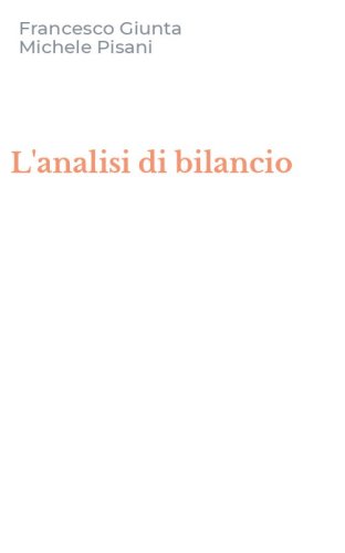 L'analisi di bilancio