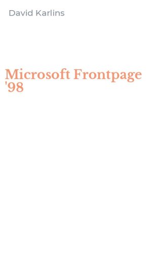 Microsoft Frontpage '98