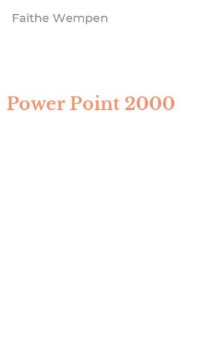 Power Point 2000