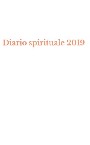 Diario spirituale 2019