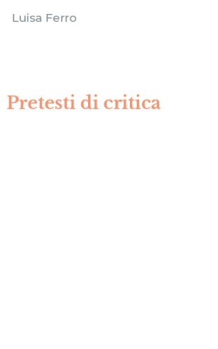 Pretesti di critica
