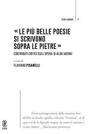 &laquo;Le pi&ugrave; belle poesie si scrivono sopra le pietre&raquo;. Contributi critici sull'opera di Alda Merini