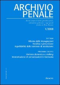 Archivio penale