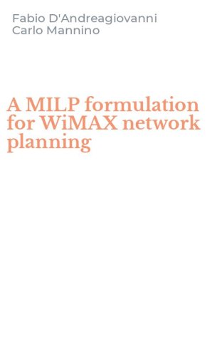 A MILP formulation for WiMAX network planning
