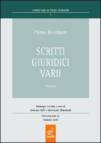 Pietro Bonfante. Scritti giuridici varii