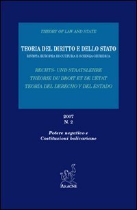 Teoria del diritto e dello stato. Potere negativo e costituzioni boliviane