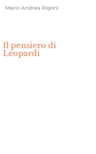 Il pensiero di Leopardi