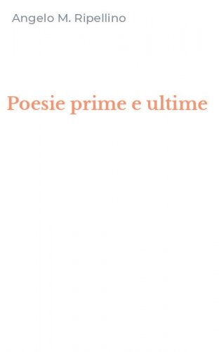 Poesie prime e ultime