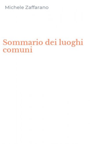 Sommario dei luoghi comuni
