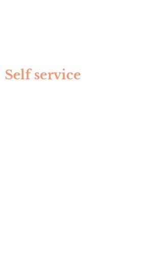 Self service