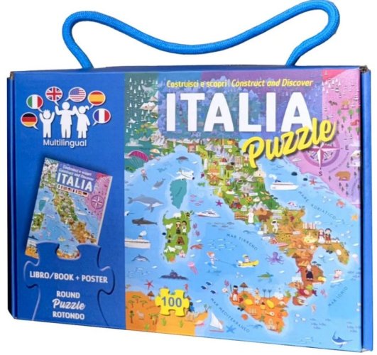 Costruisci e scopri l'Italia. Puzzle mini. 140 pz