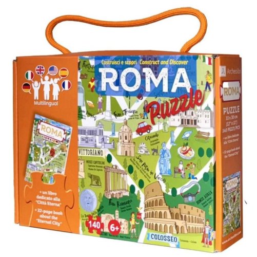 COSTRUISCI E SCOPRI ROMA. PUZZLE MINI 140 pz