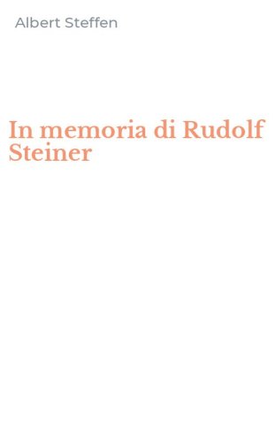 In memoria di Rudolf Steiner