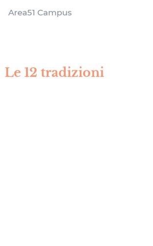Le 12 tradizioni