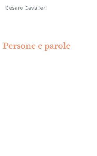 Persone e parole