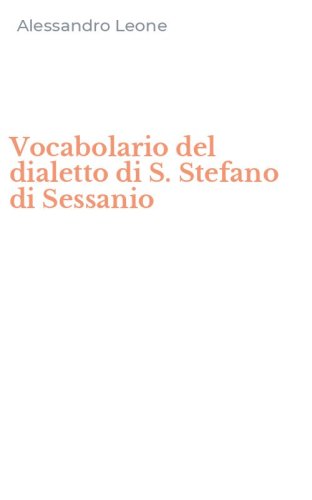 Vocabolario del dialetto di S. Stefano di Sessanio