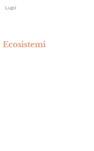 Ecosistemi