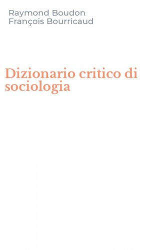 Dizionario critico di sociologia