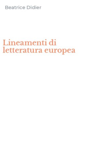 Lineamenti di letteratura europea
