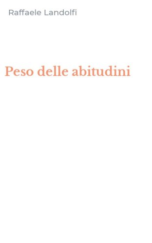 Peso delle abitudini