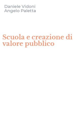 Scuola e creazione di valore pubblico