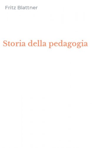 Storia della pedagogia