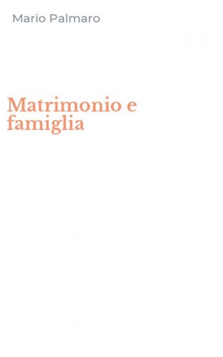 Matrimonio e famiglia