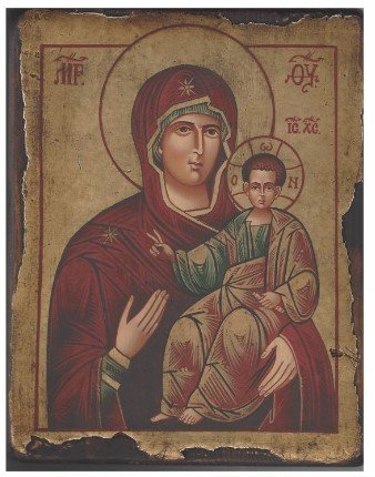MADONNA HODIGHITRIA 18x22 CM