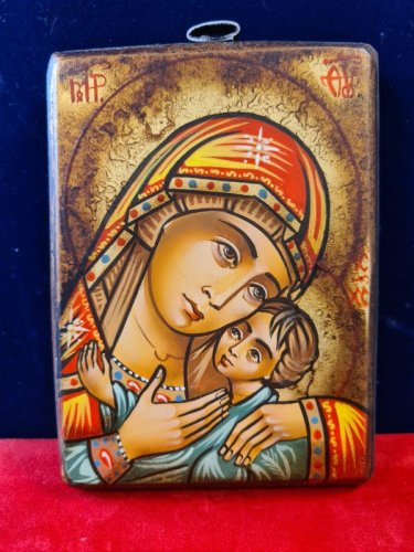 KASPEROVSKAJA 10X14 CM - Icona dipinta a mano