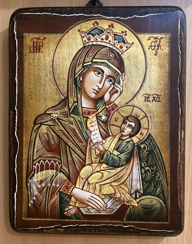 MADONNA CON BIMBO 14X18 CM