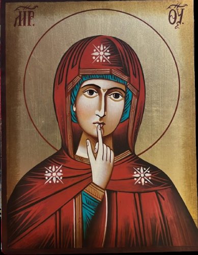 MADONNA DEL SILENZIO 14X18 CM