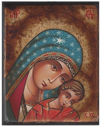MADONNA DI KIKO 18x22 CM