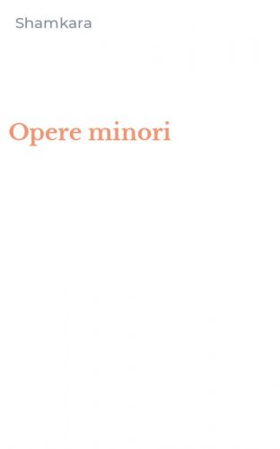 Opere minori