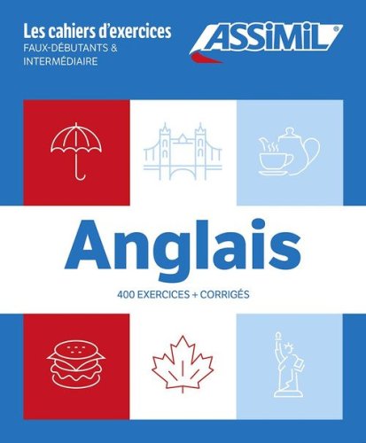 Anglais. Coffret Cahiers d'exercices. Faux D&eacute;butants & Interm&eacute;diaire