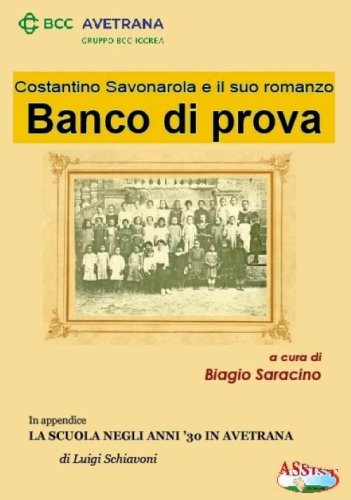 Costantino Savonarola e il suo romanzo &laquo;Banco di prova&raquo;