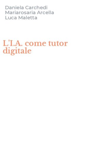 L'I.A. come tutor digitale