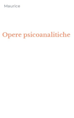 Opere psicoanalitiche
