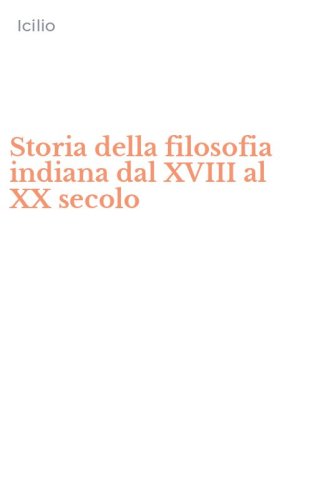 Storia della filosofia indiana dal XVIII al XX secolo