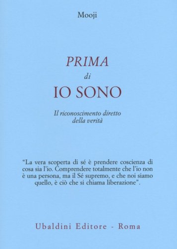 Prima di io sono. Il riconoscimento diretto della verit&agrave;
