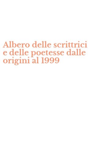 Albero delle scrittrici e delle poetesse dalle origini al 1999