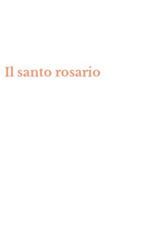 Il santo rosario
