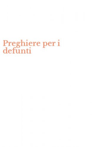 Preghiere per i defunti