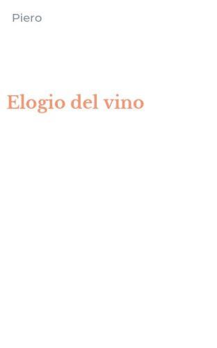 Elogio del vino